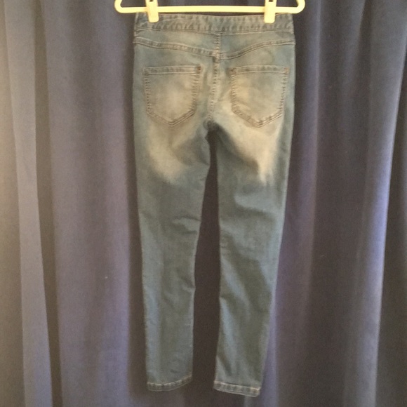 Free People | Side-Zip Skinny Jeans - Picture 4 of 9